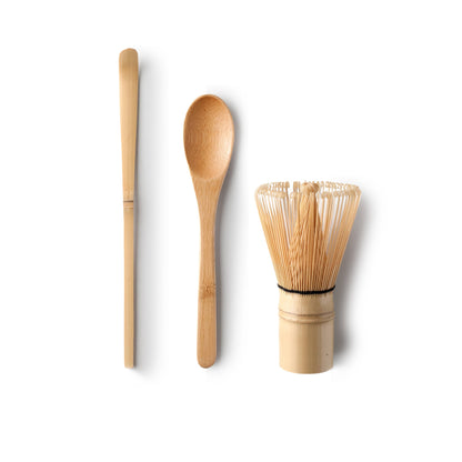 Matcha-set i bambu
