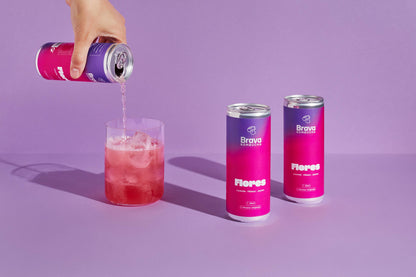 Brava Flores kombucha med lavendel, hibiskus och jasmin